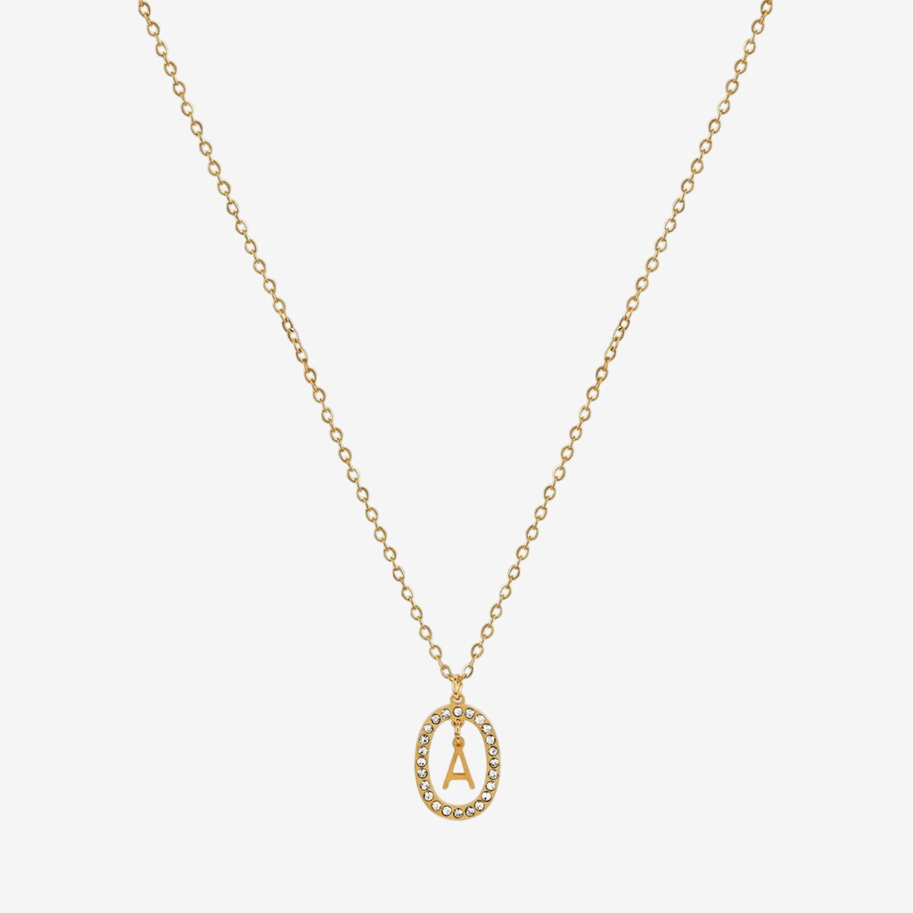 Colar Monograma Prism Banhado em Ouro 18K
