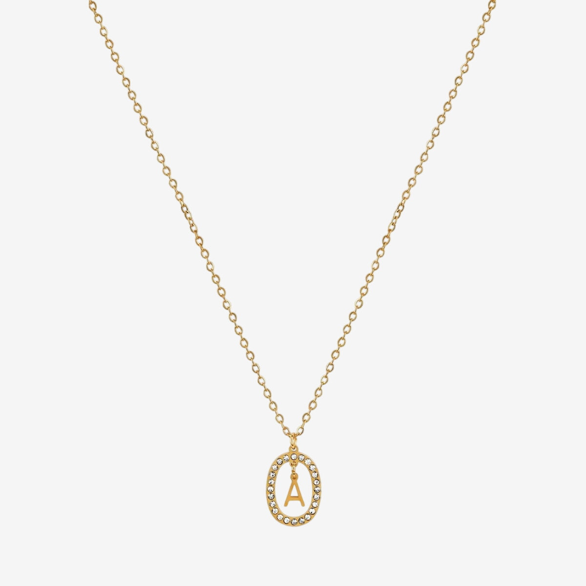 Colar Monograma Prism Banhado em Ouro 18K