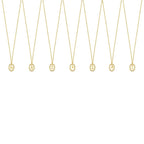 Colar Letra Inicial Prism Banhado em Ouro 18K