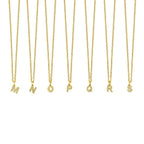 Colar Letra Inicial Stone Banhado em Ouro 18K