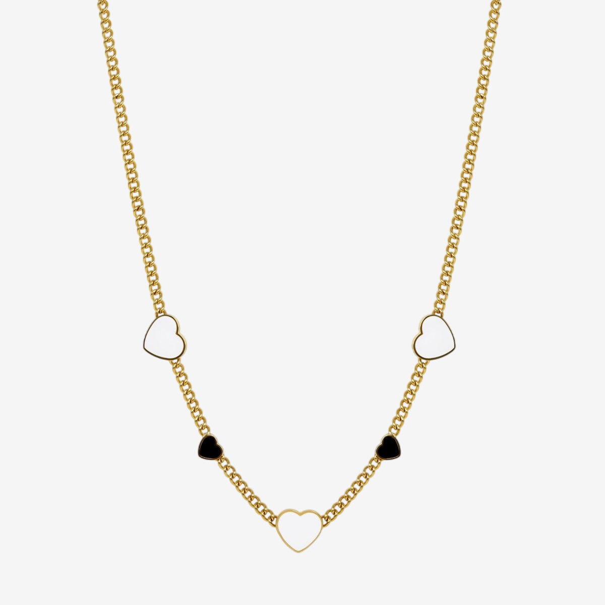 Colar Monaco Love Glow Monocromático Banhado em Ouro 18K