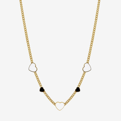 Colar Monaco Love Glow Monocromático Banhado em Ouro 18K