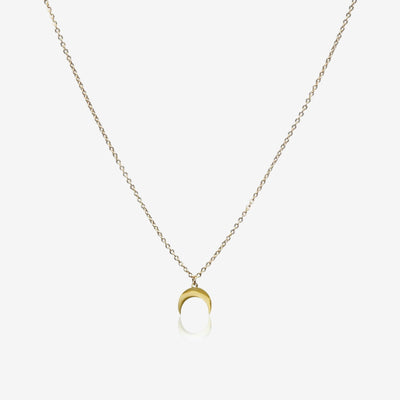 Colar Diana Lua Pingente Banhado em Ouro 18K