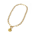 Colar London Cents Banhado em Ouro 18K