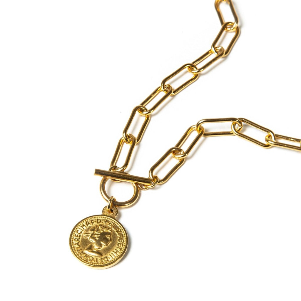 Colar London Cents Banhado em Ouro 18K