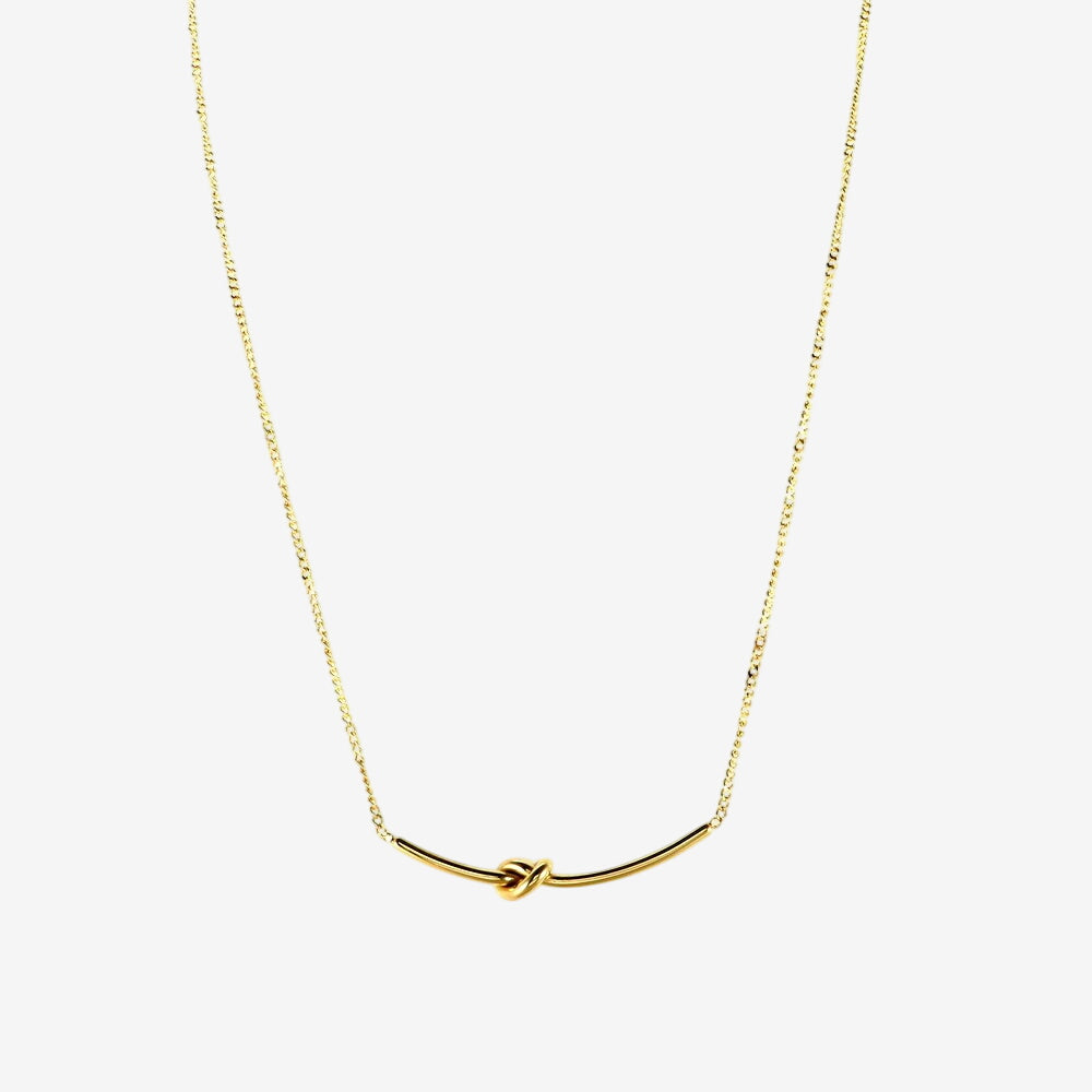 Colar Noronha Nó Banhado em Ouro 18k