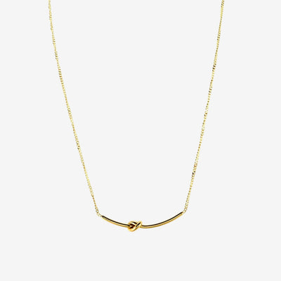 Colar Noronha Nó Banhado em Ouro 18k
