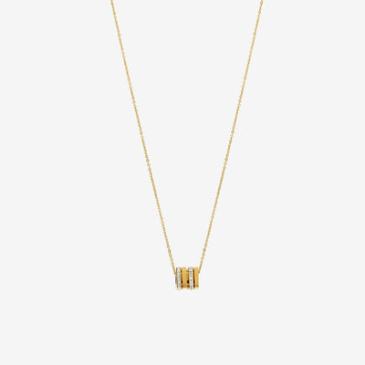 Colar Rubis Banhado em Ouro 18k