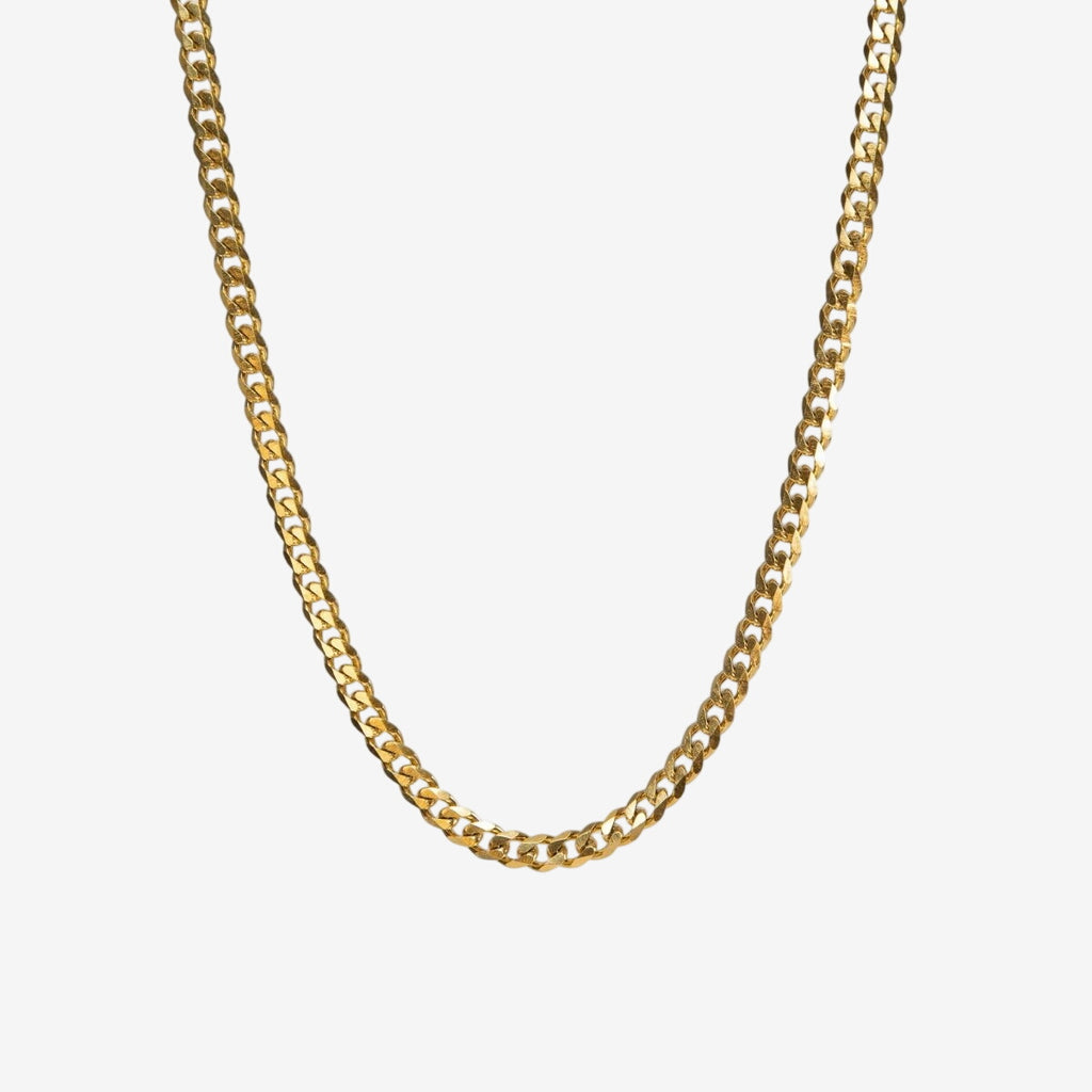 Colar Havana Corrente Cubana Banhado em Ouro 18K