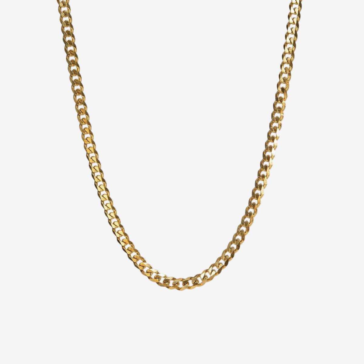 Colar Havana Corrente Cubana Banhado em Ouro 18K