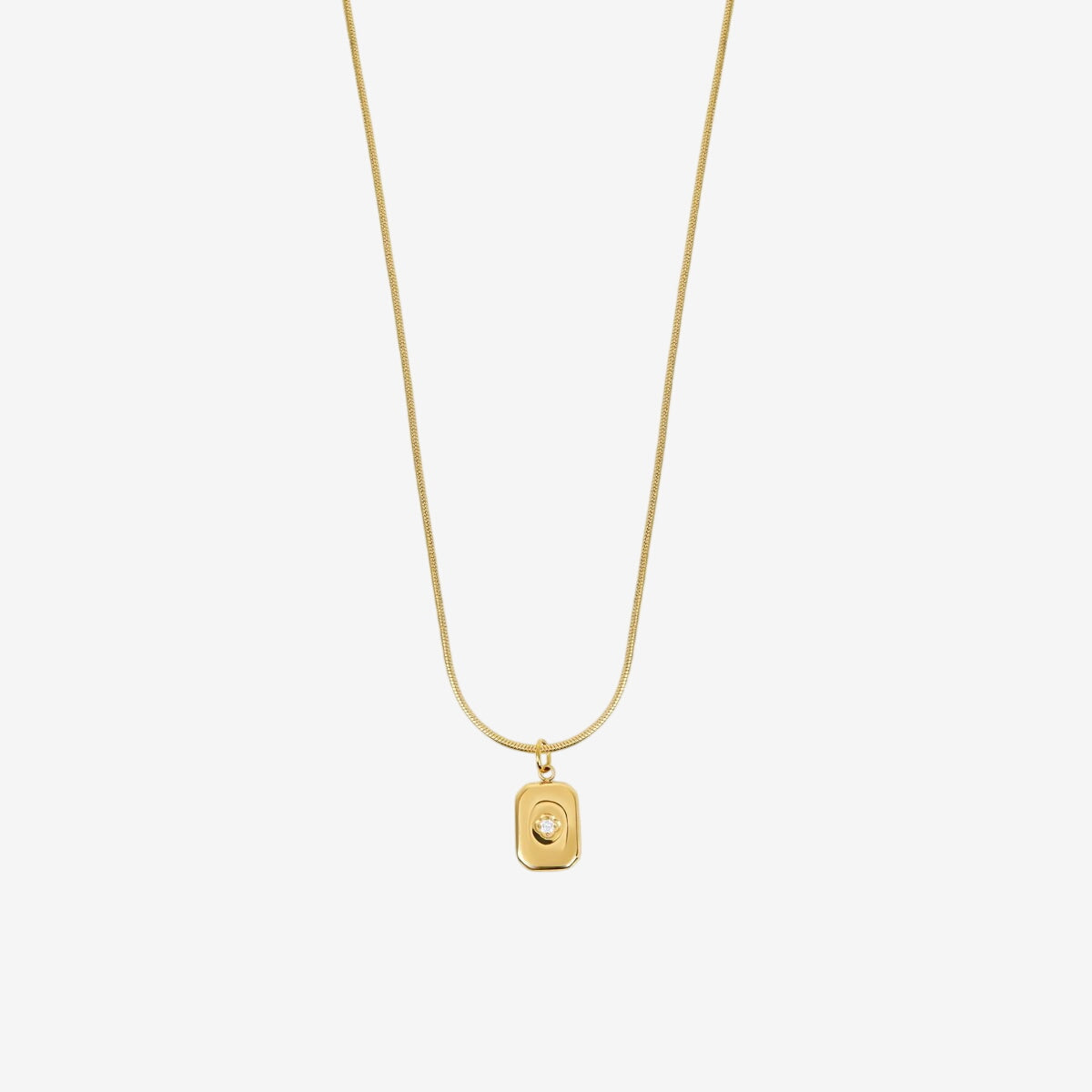 Colar Lumina Pingente Banhado em Ouro 18k