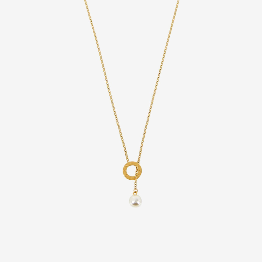 Colar Palermo Pérola Banhado em Ouro 18k