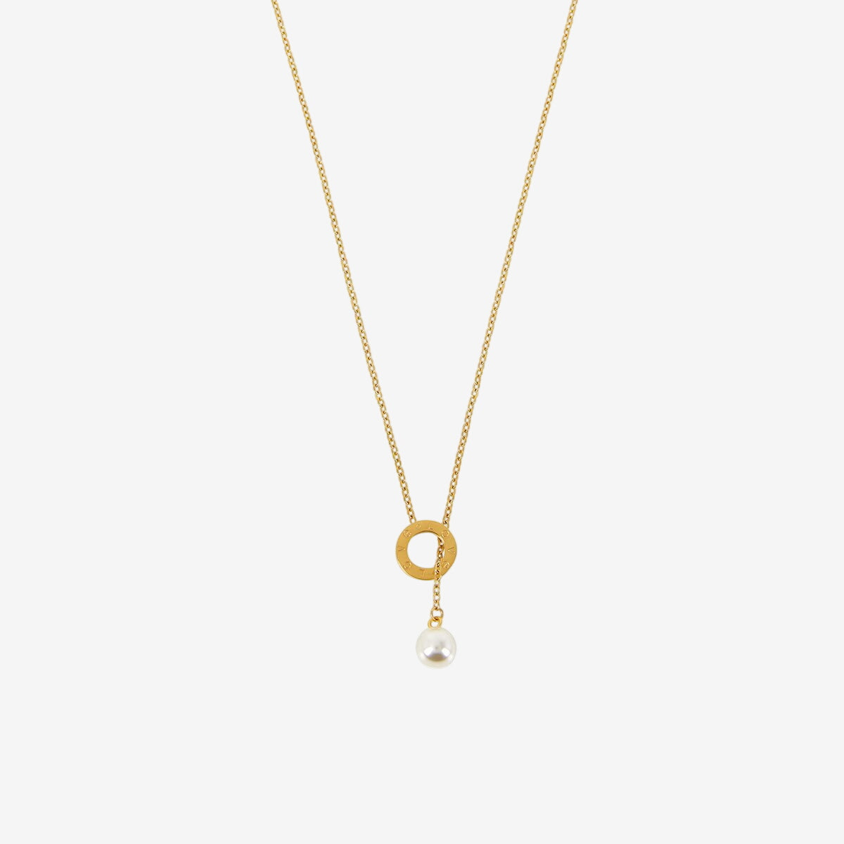 Colar Palermo Pérola Banhado em Ouro 18k