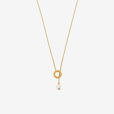 Colar Palermo Pérola Banhado em Ouro 18k