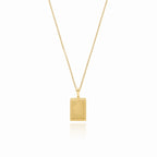Colar Sunrise Pingente Nascer do Sol Banhado em Ouro 18K