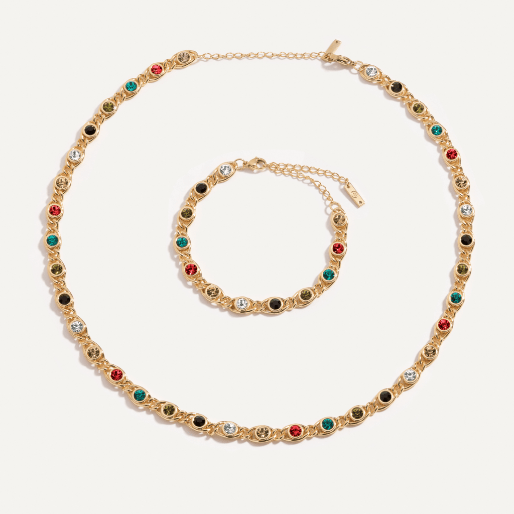 Conjunto Élise Banhado em Ouro 18k