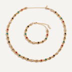 Conjunto Élise Banhado em Ouro 18k