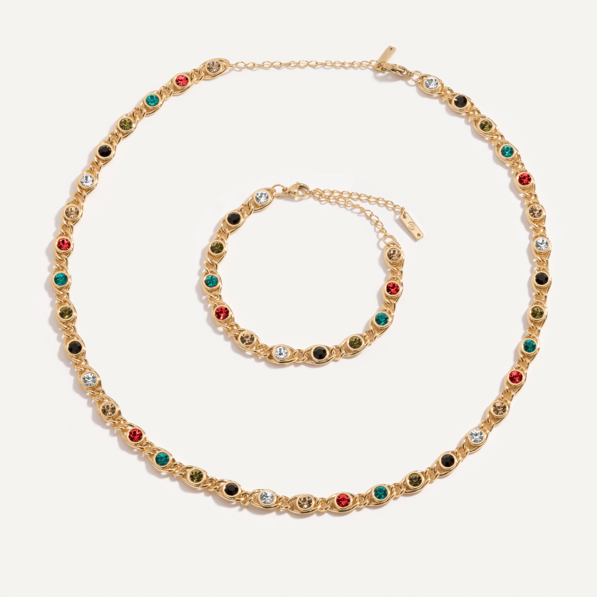 Conjunto Élise Banhado em Ouro 18k