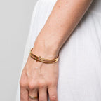 Conjunto Cruz Banhado em Ouro 18K