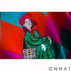 2024 Summer Argyle Sequines Knitted T Shirt Women Fashion Casual Cartoon O-Neck Short Sleeve Sweater Pullover Ladies