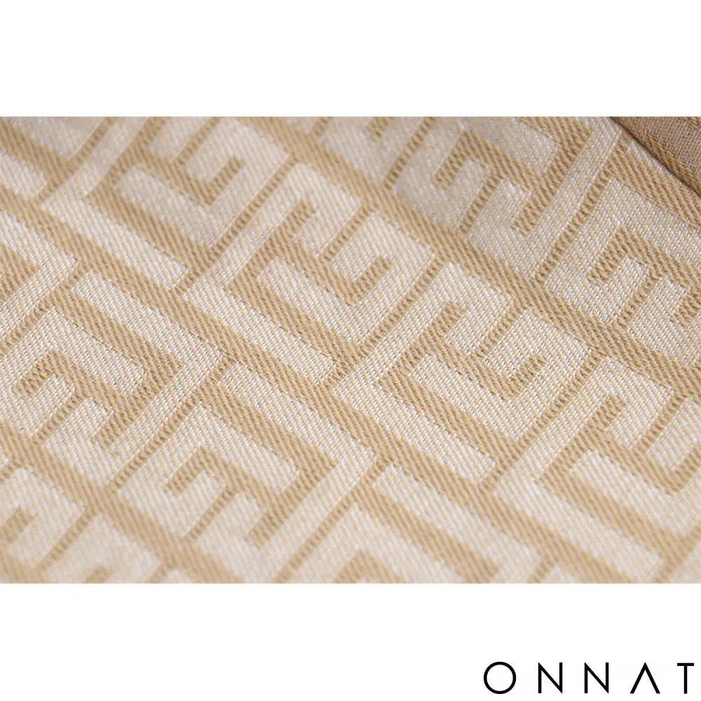 Khaki Embroidered Jacquard Gold Button Blazer