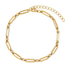 Kit Riviera Pulseiras Elegance & Bracelete Nó Banhado em Ouro 18K