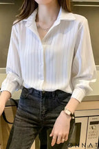 Camisa Linéa Refinée Branca / P Tops