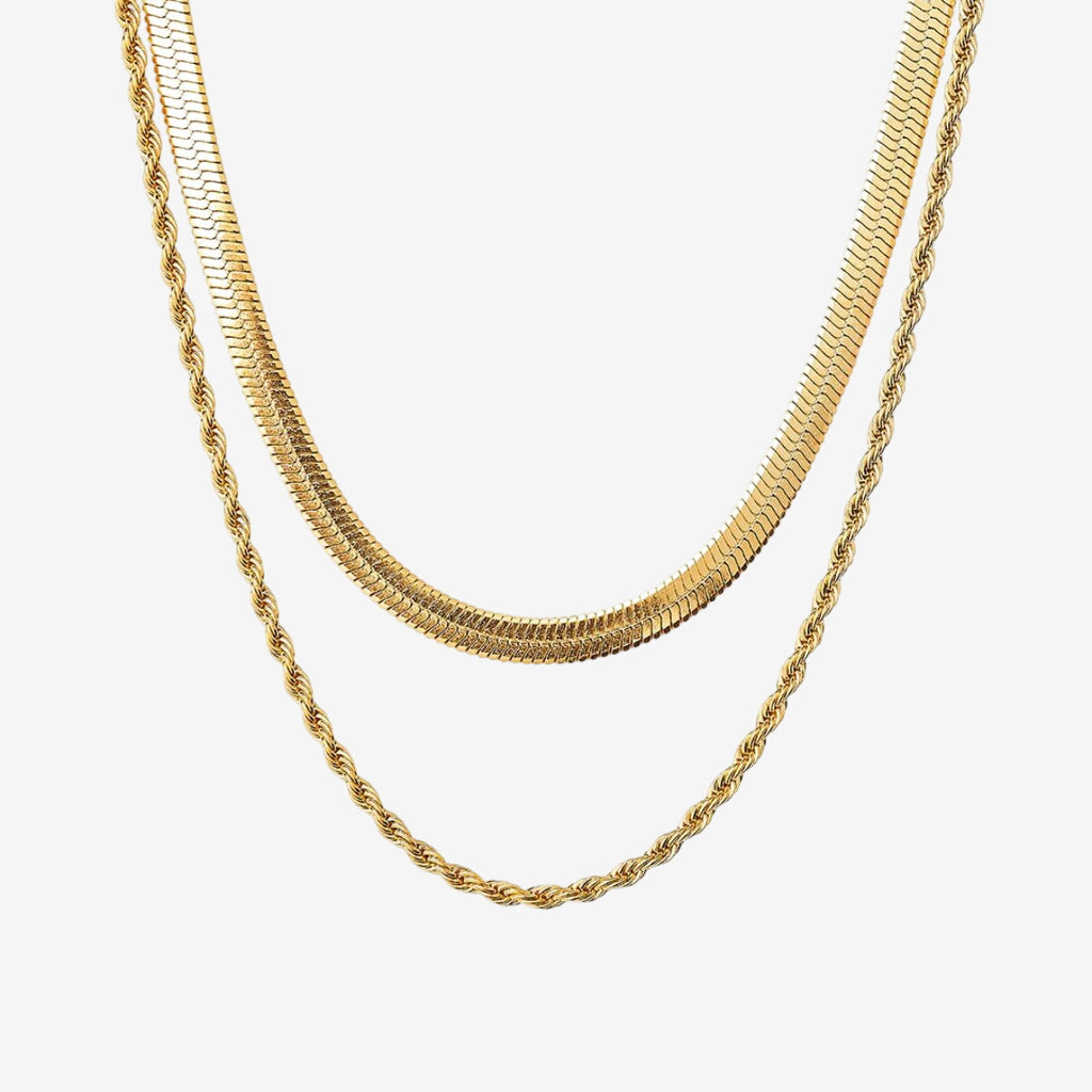 Mix Valentina Colar Banhado em Ouro 18k
