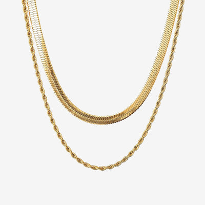 Mix Valentina Colar Banhado em Ouro 18k