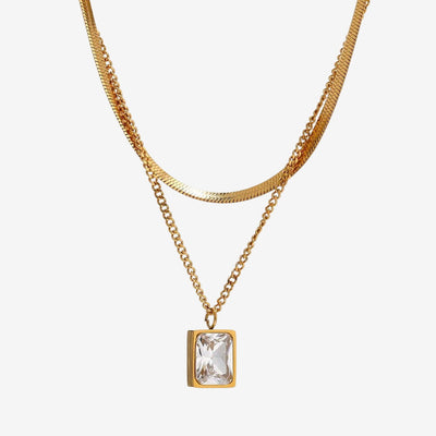 Mix Parisienne Colar Banhado em Ouro 18k