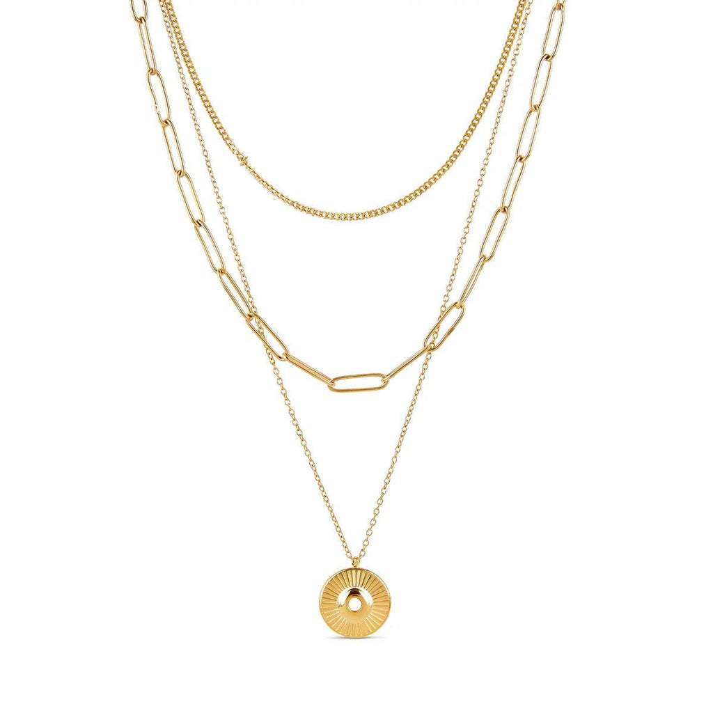 Mix de Colares Cleópatra Banhado em Ouro 18K