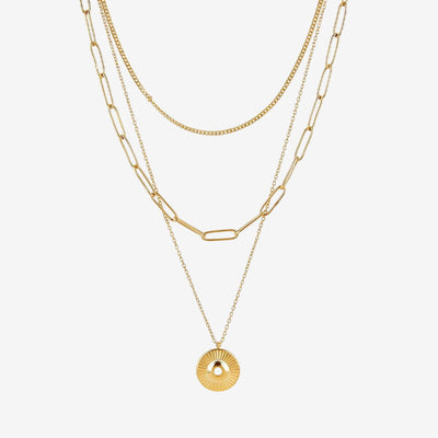 Mix Cleópatra Colares Banhado em Ouro 18K