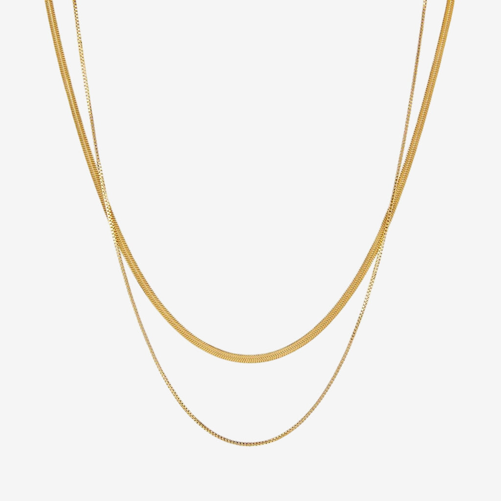 Mix Essential Colares Banhado em Ouro 18K