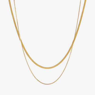Mix Essential Colares Banhado em Ouro 18K