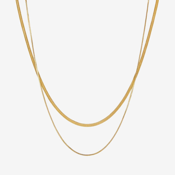 Mix Essential Colares Banhado em Ouro 18K