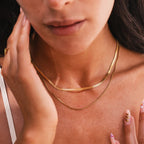 Mix de Colares Essentials Banhado em Ouro 18K