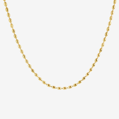 Colar Tahiti Corrente Esferas Banhado em Ouro 18K