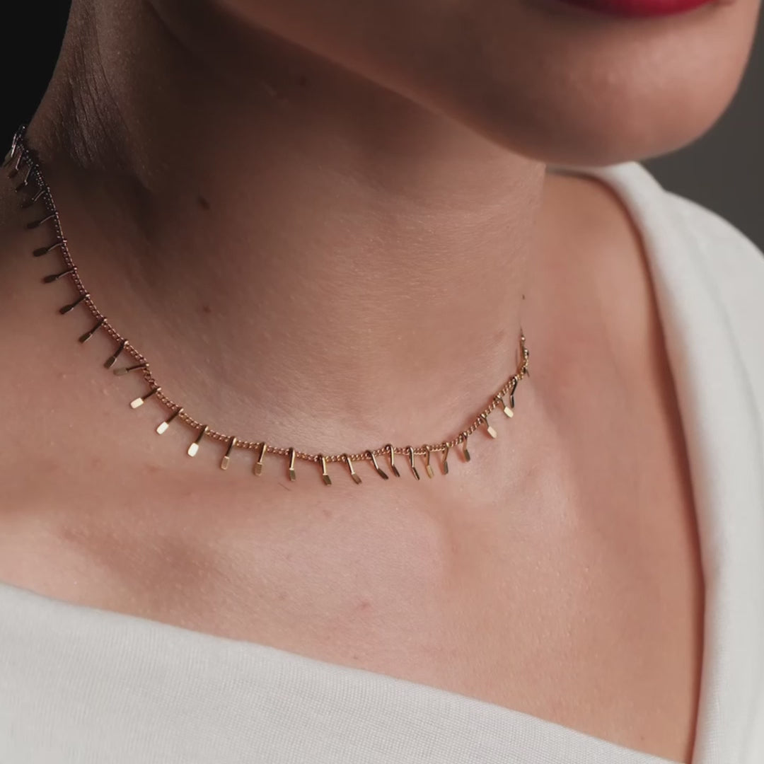 Colar Jurejê Gargantilha Banhado em Ouro 18K