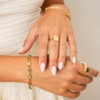 Pulseira Élise Banhado em Ouro 18k
