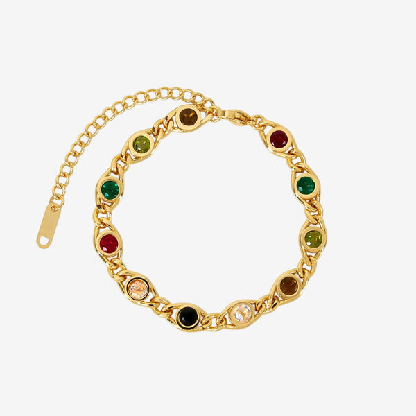 Pulseira Élise Banhado em Ouro 18k