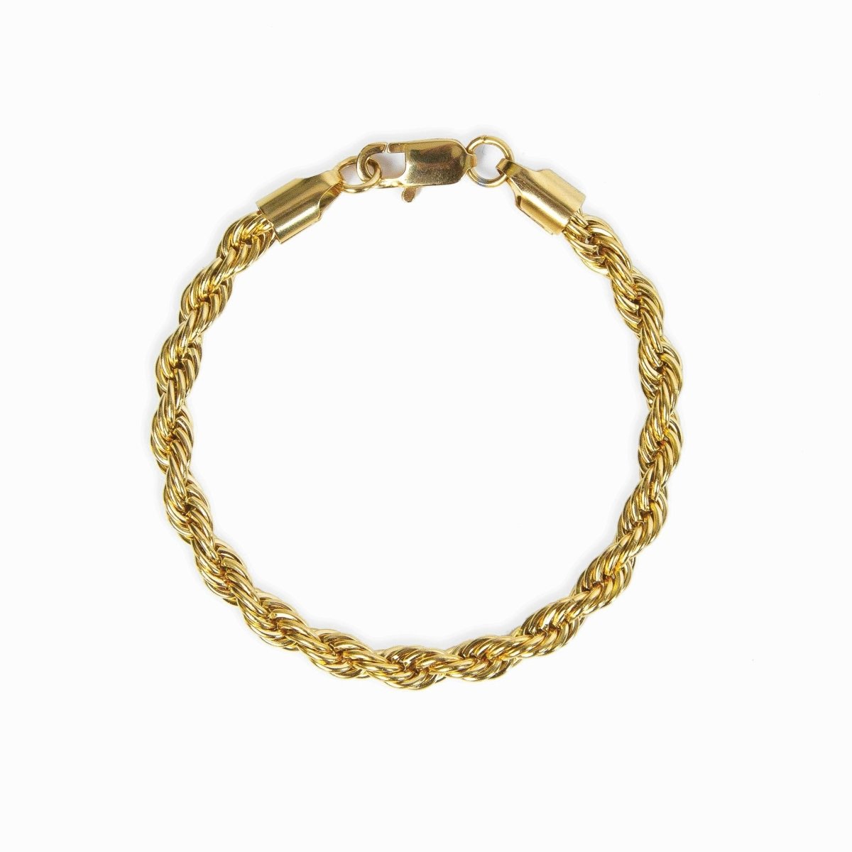 Pulseira Positano Cordão Baiano Banhado em Ouro 18K