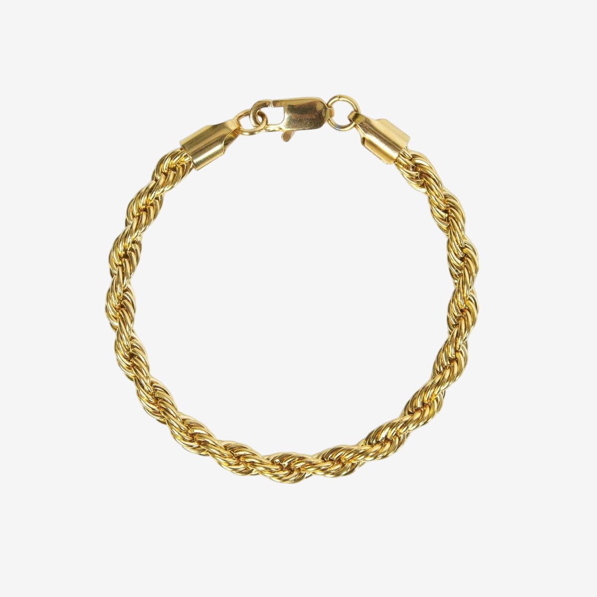 Pulseira Positano Cordão Baiano Banhado em Ouro 18K
