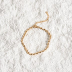 Pulseira Tahiti Corrente Esferas Banhado em Ouro 18K