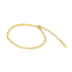 Pulseira Tahiti Corrente Esferas Banhado em Ouro 18K