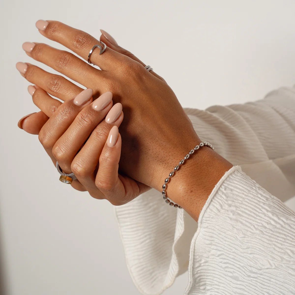 Pulseira Fiji Corrente Esferas - Prata
