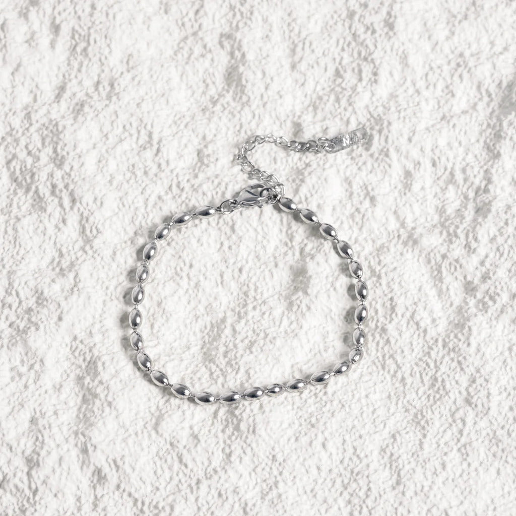 Pulseira Fiji Corrente Esferas - Prata