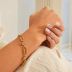 Pulseira Ventura Link Banhada em Ouro 18k