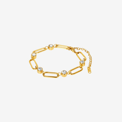 Pulseira Ventura Link Banhada em Ouro 18k