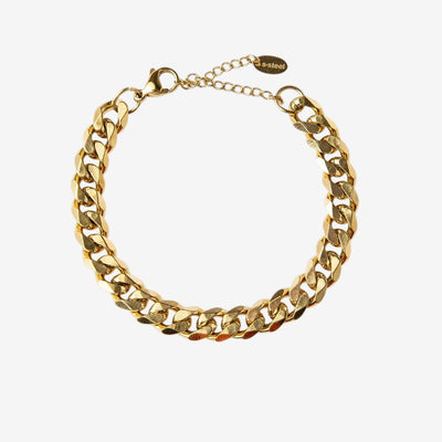 Pulseira Palmira de Corrente Banhado em Ouro 18K