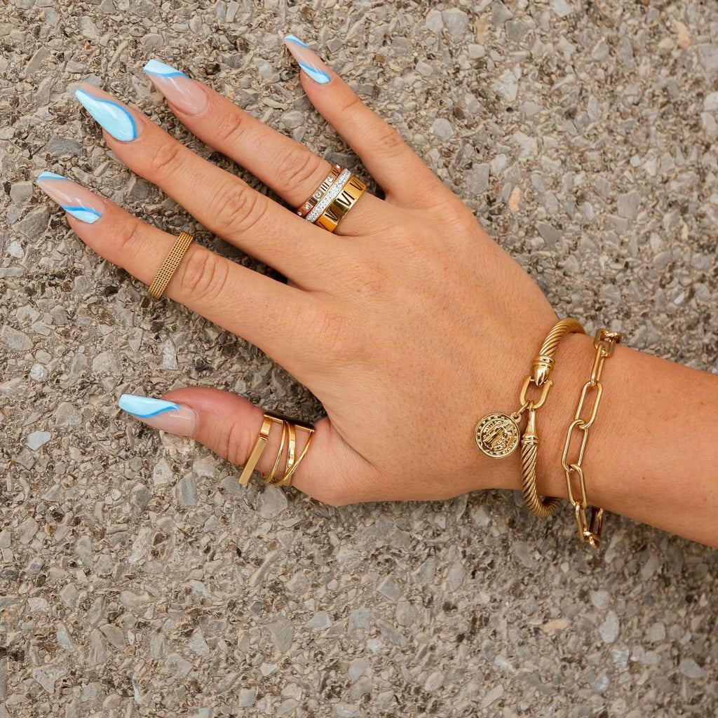 Pulseira Selene Corrente Banhado em Ouro 18K